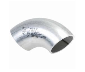 Lasbocht DIN 2606, gelast 5D 90°
