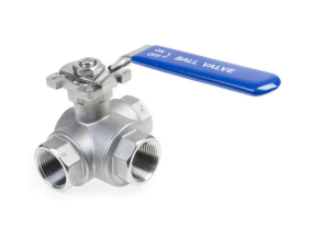 Driewegkogelkraan L-boring LD 2” (W 210)(H 110)