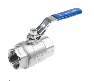 2 delige Kogelkranen M3 dr/dr