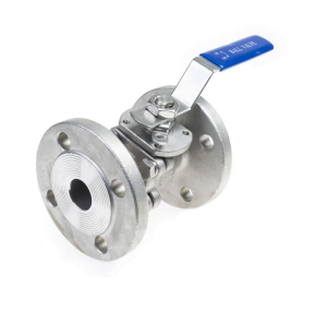 3 delige geflensde kogelkraan DN15 DIN3202 F1 (H 75)(W 130)(PCD Ø36)
