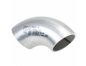 Lasbocht DIN 2605, gelast 3S 90° (D1 x T 22.00 x 2.00)(R 38)(T 2)(Gewicht 0,06 kg)