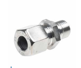 Rechte Inschroefkpl LR 28 mm - 1.1/4” (PN/Bar 160)(L1 35)