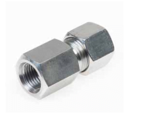Rechte Opschroefkpl LR 6 mm - 1/8’’ (PN/Bar 160)(L1 65)