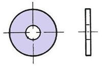 DIN 6340-M 24-HV30 VERZINKT: GEHARDE STALEN SLUITRING