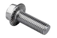 DIN 6921-M 6X12-A2: ZESKANTFLENSBOUT, MET VERTANDING, INOX