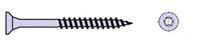 SPS-4X40-WIT VERZINKT TORX20: SPAANPLAATSCHROEF VK