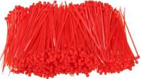 BINDERS-3.6X200 PAK VAN 100 ST: KABELBINDERS-ROOD