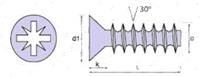 PLAS-TECH 30°-6X16-VERZINKT-POZI-VK-KOP
