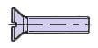 DIN 963-M 3X16-ST VERZINKT: PLAT-VK SCHROEF MET GLEUF