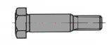DIN 609-M 16X40-8.8 BLANK: 6KPASBOUT METLANGE DRAAD