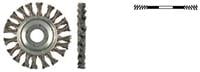 TYROLIT RONDE BORSTEL*** VOOR INOX METGEDRAAIDE DRAAD DIAM 115- 22 MM