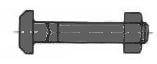 DIN 186-M 16X70-4.6 BLANK: HAMERKOPBOUTMET VIERKANT