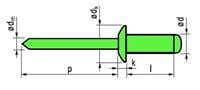 DIN 7337-4X10-TYPE A-A2/A2: BLINDNIET MET PLATTE KOP, INOX