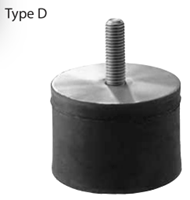 TRILDEMPER-10X10-M 4X10-55SHA,TYPE D: CILINDR. TRILLINGSDEMPER MET 1 DRAADEIND