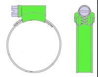 DIN 3017-60-80/12-A2: SLANGKLEM, INOX