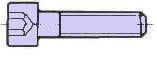 ISO 4762 (DIN 912)-M 5X12-8.8ZN: CK SCHROEF MET Bi6K, VERZINKT