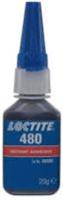 LOCTITE 480-20 ML.: ZWARTE, SLAGVASTE SECONDENLIJM