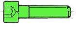 ISO 4762 (DIN 912)-M 4X8-A2: CK SCHROEFMET Bi6K, INOX