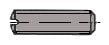 DIN 551-M 4X12-14H BLANK: STELSCHROEF/ GLEUF+AFSCHUINING.