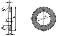 EN 14399-6 ( DIN 6916)-M 30-HV ZWART: HVSLUITRING