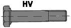 EN 14399-4-M 16X60-10.9 ZWART: HV VOORSPANBOUT