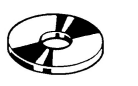 B250208 - Roestvrijstaal ringen (kwaliteit:RVS-304)(inwendig voor: 4mm) (uitwendig:12mm) (dikte :1mm)(inwendig gat:4,3mm)(verpakt  per:1000)