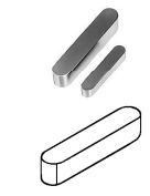 B257220- Roestvrijstaal tuimelpennen(kwaliteit A4 :RVS-316)(Maat A x t 5x5mm)(L(mm)lengte:16mm)(verpakt per:50)