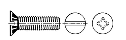 B201105 - Roestvrijstaal (kwaliteit AZ of A4:RVS-316)(Maat:M 4x 20mm)(type:pk-X)(DIN norm:965mm)(verpakt per:500)