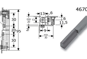 Demping - scharnieren- 467040