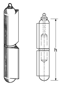 456562 - laspaumelles, BOL-model uit ALUMINIUM druppel-profiel (AlMg Si 0,5) met ingeschroefde SMEERNIPPEL roestvrijstaal 304 100mm 20x16mm 10mm