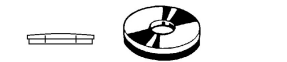 B253112 - Roestvrijstaal ringen (kwaliteit:RVS-304)(inwendig voor: 6mm) (uitwendig:16mm) (dikte :2+2=4mm)(inwendig gat:6,7mm)(verpakt  per:200)