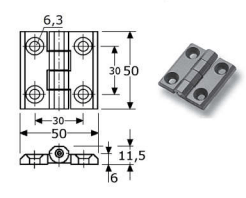 Zamac - scharnieren - 492564