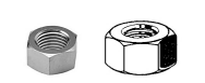 B249406- Roestvrijstaal moeren(kwaliteit A2 of a4 :RVS-304)(Maat:M 3mm)(Sleutelwijte mm:5,5mm)(hoogte mm:2,4mm)(verpakt per:500)