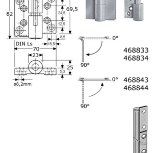 Demping - scharnieren- 468833