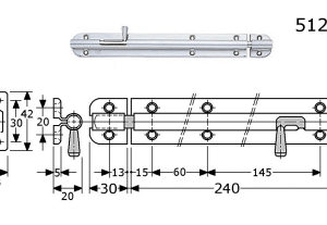 Roestvrijstaal schuiven - 512219