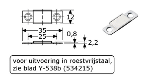 Vernikkeld snapsluitingen - 534113