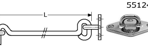 Roestvrijstaal windhaken - 551240
