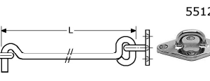 Roestvrijstaal windhaken - 551242