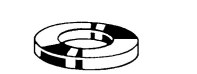 BB251206 - Roestvrijstaal ringen (kwaliteit:RVS-304)(inwendig voor: 3mm) (uitwendig:7mm) (dikte :0,5mm)(inwendig gat:3,2mm)(verpakt  per:2000)