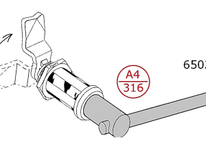 Roestvrijstaal mini driekant sloten - 650273