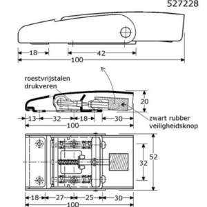 Roestvrijstaal spansluitingen - 527228