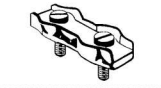 166254 -  Roestvrijstaal Staaldraadkabel (kwaliteitA4:RVS-316) (voor kabel :4 + 5mm) (bout dikte:M 5) (lengte:43mm) (verpakt per:50)