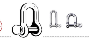 150231 -  Roestvrijstaal S-haken (kwaliteitA4:RVS-316) (dikte :4mm)  (inwendig lengte:15mm) (inwendig breedte:8mm)  (nuttige belasting:180kg)  (breek-belasting:720kg) (verpakt per:50)