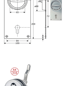 Roestvrijstaal, Deurkrukken - 828298