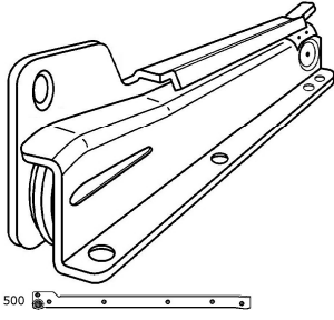 Roestvrijstaal,Ladegeleiders-912513 -(Type:R251@)-(Length:400mm)-(Uittrek:294mm)-(Breedte:15mm)-(Draagvermogen:50Kg/Pr  1.4509)-(Per:10Pr)