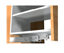 Staal wit-epoxy,Uittrekgarnituur-925370