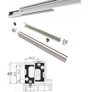 Aluminium,Ladegeleiders-919505-(Type:A900)-(Length:500cm)-(Uittrek:350cm)-(Breedte:56mm)-(Draagvermogen:200Kg/Pr)-(Per:1Pr)